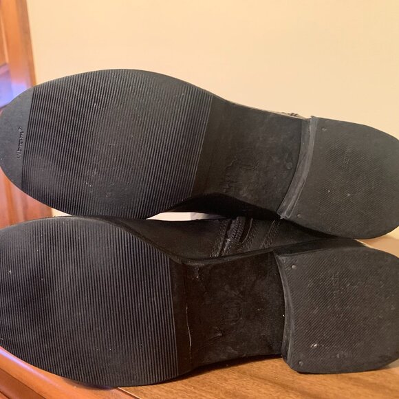 Black Leather Riding Boots - Picture 7 of 11